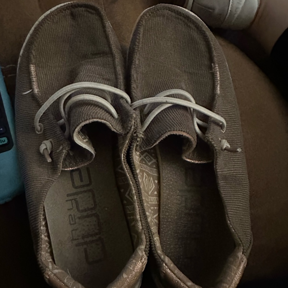 Hey Dude Women's Brown Flats